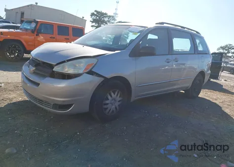 2005 Toyota Sienna Ce из США, поврежденный, VIN 5TDZA23C65S333703